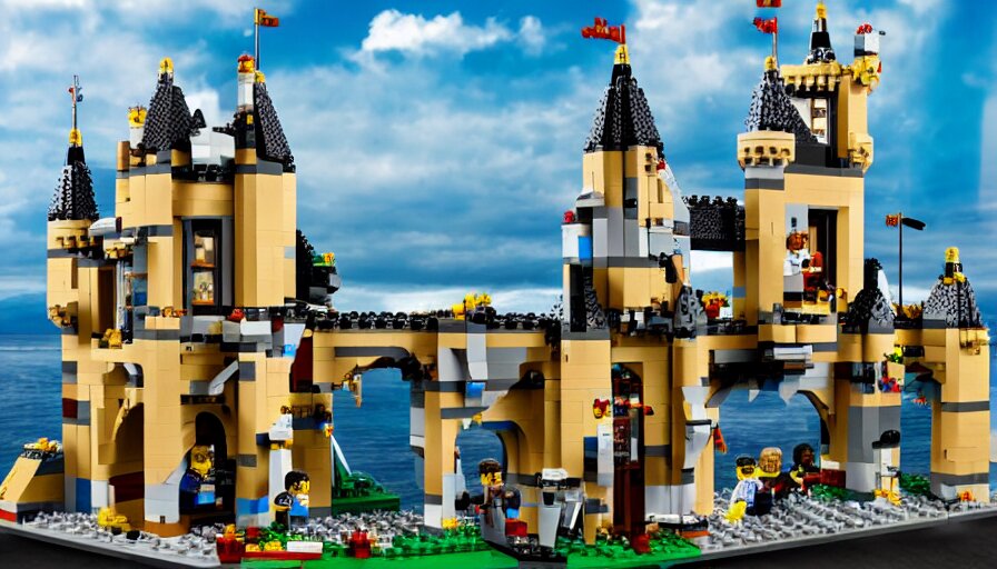 lego castle, 8K