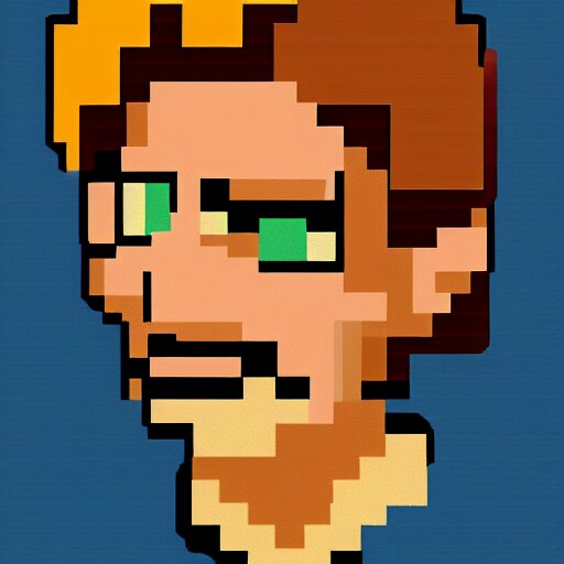 pixel art 8 bit guybrush threepwood, trending on artstation 