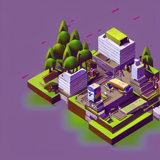 isometric environment, amazing detail, artstation