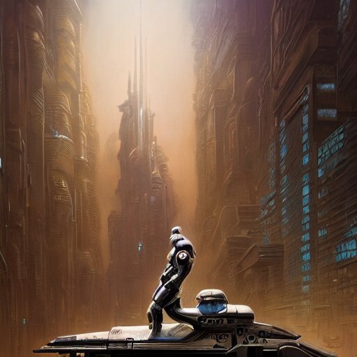 rat in cyberpunk protective suit, exotic alien features, robotic enhancements, desaturated, Tim Hildebrandt, Wayne Barlowe, Bruce Pennington, donato giancola, larry elmore, oil on canvas, masterpiece, trending on artstation, featured on pixiv, cinematic composition, dramatic pose, beautiful lighting, sharp, details, hyper-detailed, HD, HDR, 4K, 8K