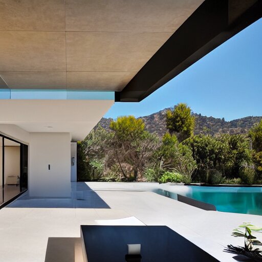 the perfect beautiful modern house in los angeles