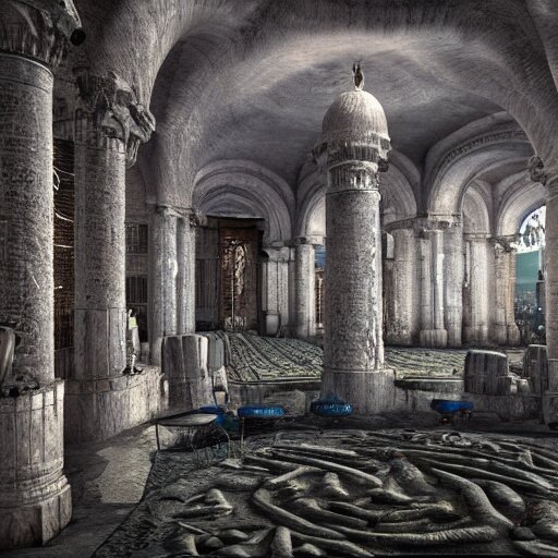 istanbul, lovecraft, cosmic horror, highly detailed, octane render, photorealistic 