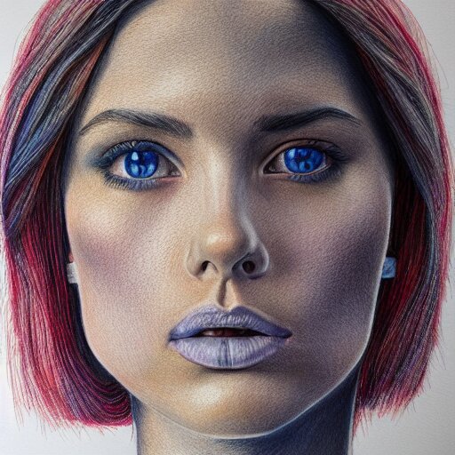  Colored pencil art on paper, highly detailed, artstation, Caran d'Ache Luminance