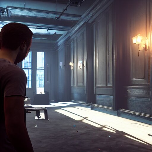 In-game screenshot of Supermassive Games's No One's Ever Really Gone featuring a main character, Unreal Engine 4