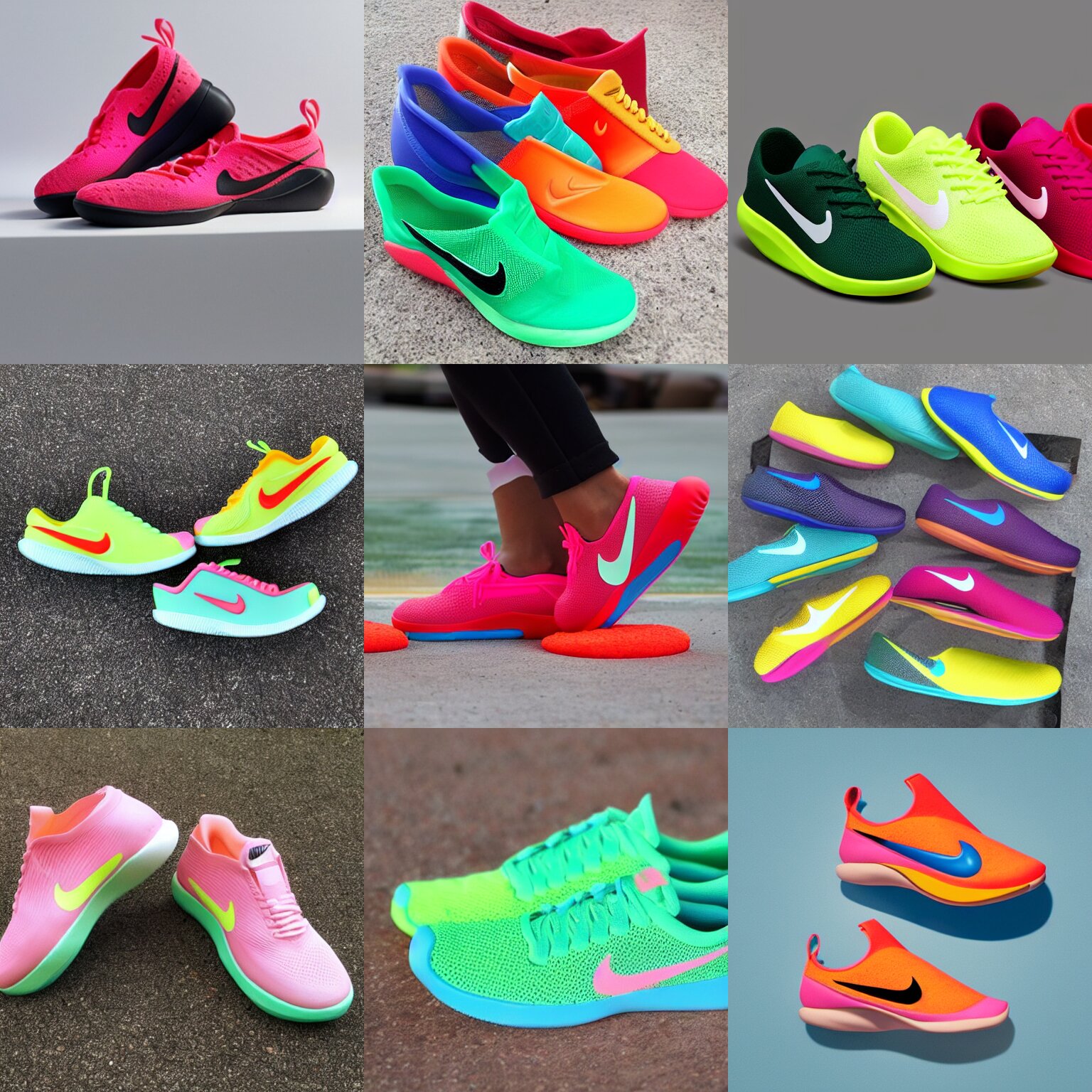 nike sneackers made of playdoh 