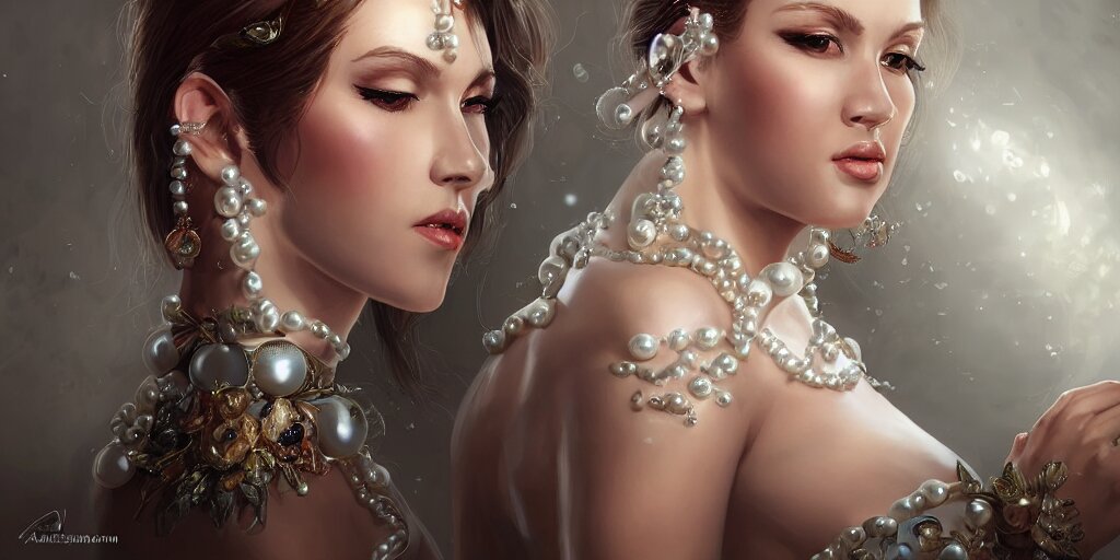 a_realistic_liquid_queen_with_a_decorated_dress_made_of_white_pearls__highly_detailed_digital_painting_Trending_on_artstation__HD_quality_by_artgerm H 1024