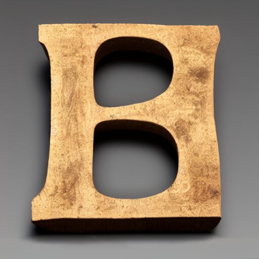 letter m carving 