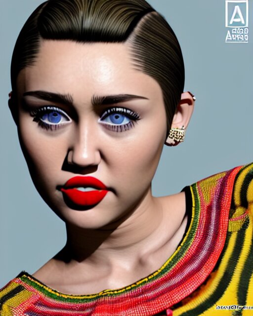 a beautiful cute miley cyrus wearing modern stylish costume in the style of Assamese bihu mekhela sador gamosa design, commercial fashion design art by WLOP, face by artgerm and daz3d genesis iray, cinematic lighting, medium shot, mid-shot, slim female figure ramp walk model pose, highly detailed, trending on Artstation, Unreal Engine 4k, cinema 4d multi-pass ray traced, 8k fabric texture details, octane render, diffused natural skin glow