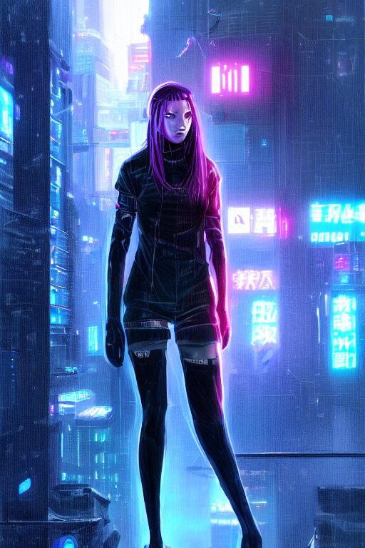 portrait futuristic superb cyberpunk young female Summoner, in futuristic stormy heavy snowy thunder flashing tokyo rooftop cyberpunk night, ssci-fi, fantasy, intricate, very very beautiful, elegant, neon light, highly detailed, digital painting, artstation, concept art, soft light, hdri, smooth, sharp focus, illustration, art by tian zi and craig mullins and WLOP and alphonse mucha