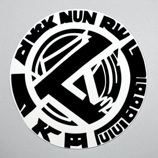 black on white graphic design stickers in style of david rudnick, eric hu, y 2 k, 