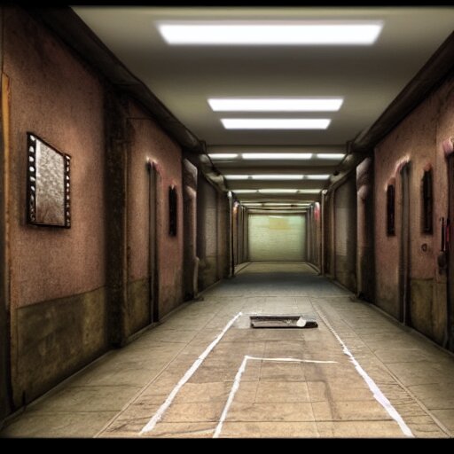 hallway in the backrooms, unreal engine tech demo 