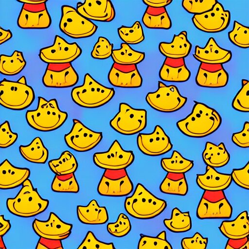 pattern made of several repeating cats wearing sunglasses. cartoon. colorful. cute. 