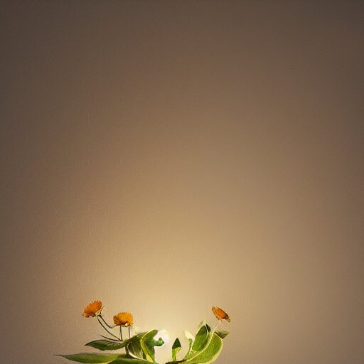 Luminescent flower blooming at twilight, realism, photorealism, f 3.5, photography, highly detailed, vray, volumetric lighting, unreal engine