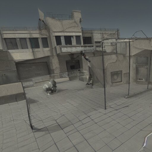 a professional 3 d wireframe of a counter strike level, 8 k, unreal engine, octane render 