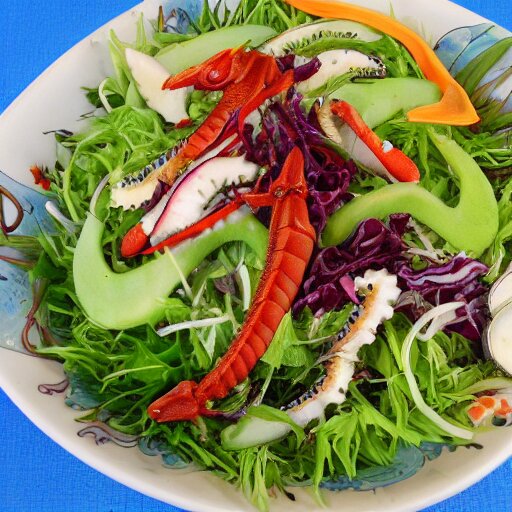 anime lizard tail salad