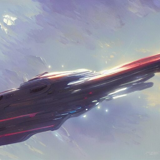 spaceship by jean giraud concept art by anthony macbain greg rutkowski artstation 