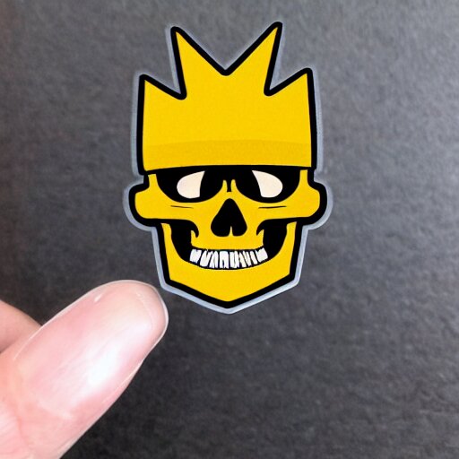 die cut sticker, you are a crew member of the future king of the pirates 