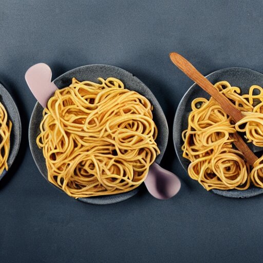 photo of mice eating pasta, dynamic lighting 