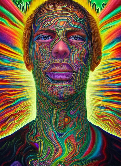 portrait ultra dimensional entity, accidentally tripping on dmt and acid, psychedelic experience, overwhelming psychosis of self realization and burning awakening, ultra high definition, unreal engine 5, hyperrealism, masterpiece composition, by casey weldon, barclay shaw 