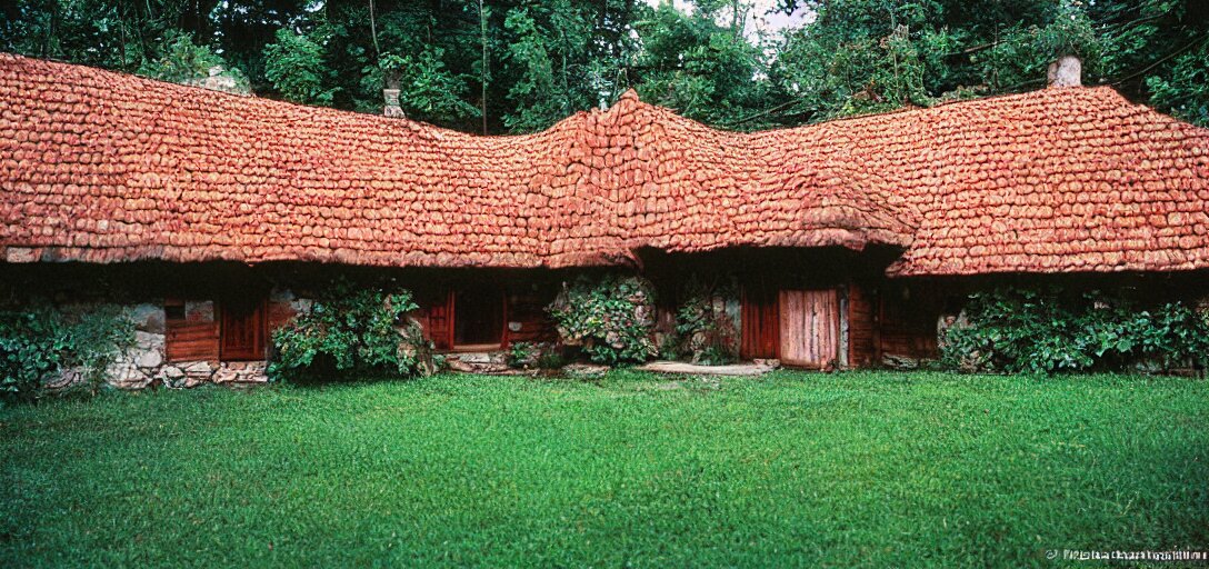 house in carpathian vernacular style. outdoor landscaping designed by roberto burle marx. fujinon premista 1 9 - 4 5 mm t 2. 9. portra 8 0 0. 