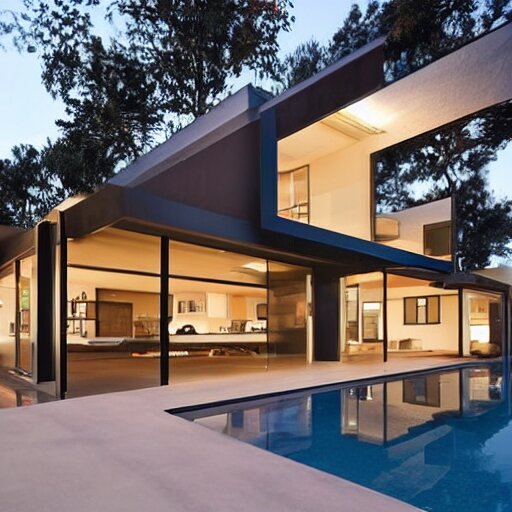 home of the future!! single level. picasso - inspired. trending, award - winning, featured in architecture digest 