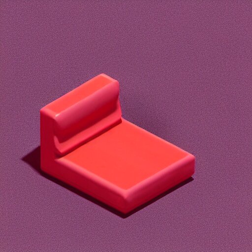 ( 2 0 0 4 - 2 0 0 7 ) isometric candy sofa, sculpted, 3 d render, in the style of yoworld, vmk myvmk, haunted mansion, artstation, white background, zoomed out view by miha rinne 