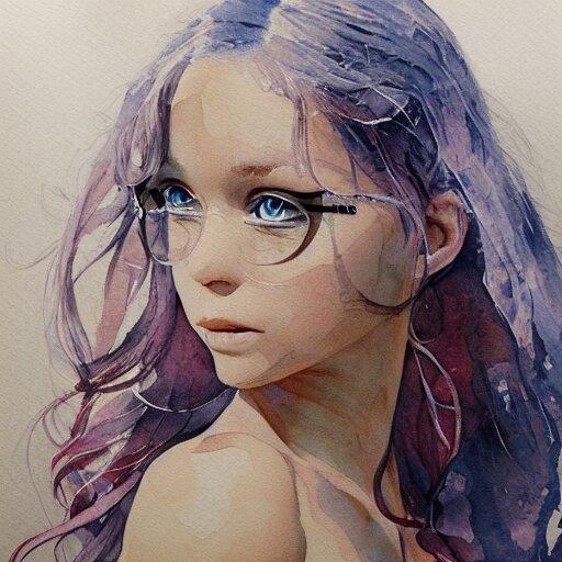 watercolor art on paper,, highly detailed, artstation, masterpiece, award - winning 