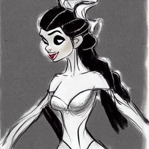 milt kahl sketchof thick and curvy victoria justice in