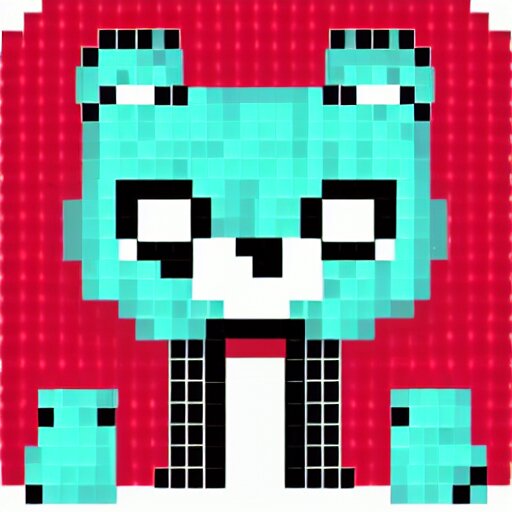 Pop cat pixel art