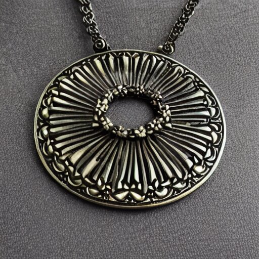 artnouveau symmetrical necklace bezel 