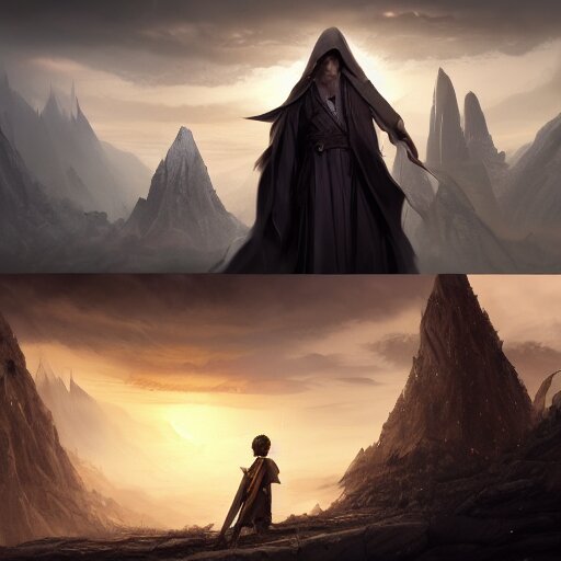 children of light vs children of darkness, 4K matte painting, trending on ArtStation, award winning, in the style of Greg rutkowski, filipe pagliuso, tian zi, Charlie Bowater, wlop, fernanda Suarez, cgsociety, inspired by Lord of the rings, stormlight archive, arcane, riot games, dune