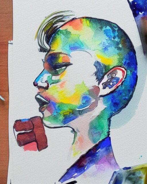 communication, water color, trending on artstation, beautiful artwork, humanity 