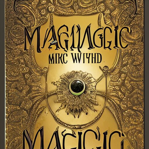 cover of book about magic written by a sorcerer, highly detailed, 4 k 