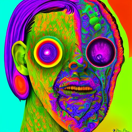 👽 🤖 psychedelic style, surreal, digital painting 