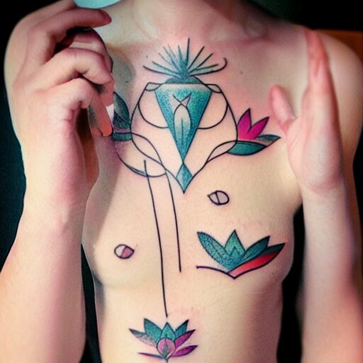 small lotus tattoo 