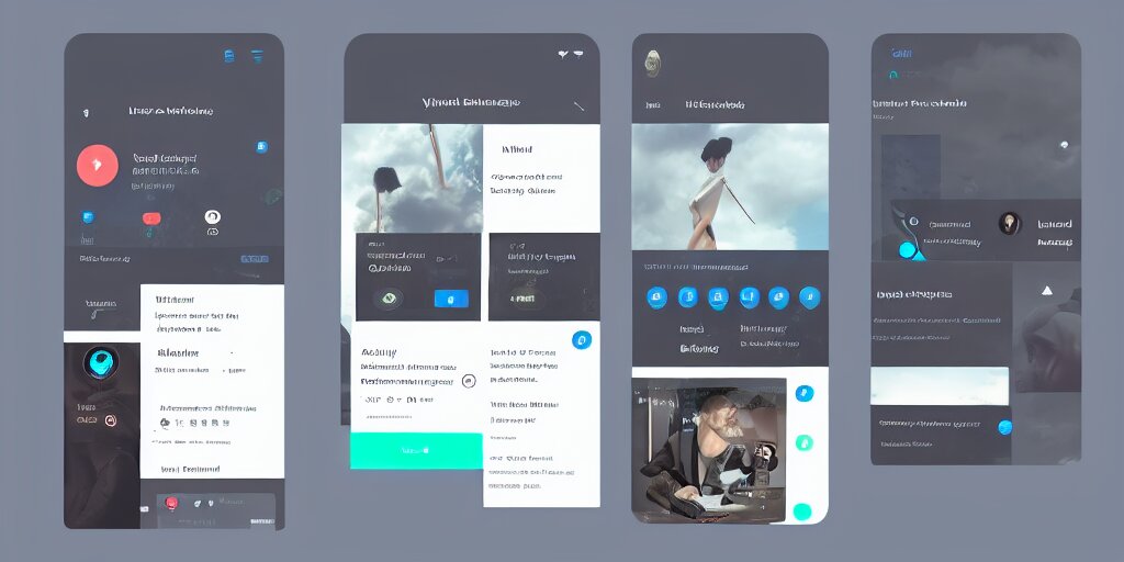 ui for a lucid dream control and management app, modern, slick, hd, responsive, windows, 1 6 : 9 