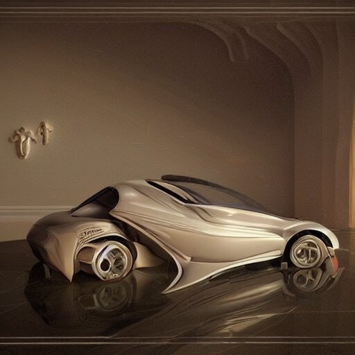 sci fi car f1 hatchback transport design organic smooth elastic forms 30% of canvas; wall structure on the coronation of napoleon painting 20% of canvas; by Jacques-Louis David, pinterest keyshot product render, cloudy plastic ceramic material shiny gloss water reflections, ultra high detail ultra realism, 4k