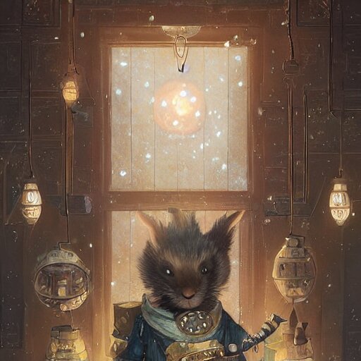 cute steampunk rabbit with a polygonal library walls and glass ceilings showing the stars and hanging silk drapery and tapestries, light dust, magnificent, close up, details, sharp focus, elegant, highly detailed, illustration, by Jordan Grimmer and greg rutkowski and PiNe(パイネ) and 薯子Imoko and 香川悠作 and wlop and maya takamura, intricate, beautiful, Trending artstation, pixiv, digital Art