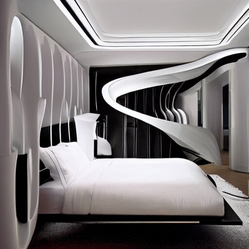 room designed by zaha hadid 