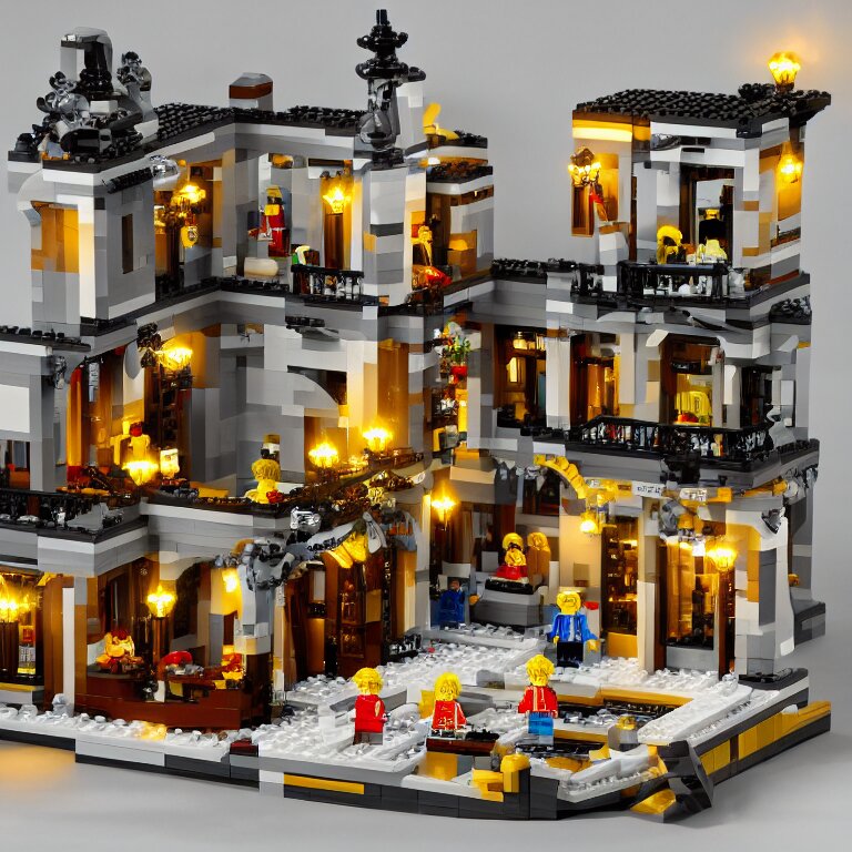 mara - a - lago lego set, product marketing, photorealistic, studio lighting, highly detailed 