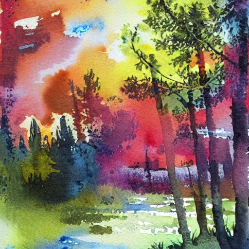 landscape watercolor prints 