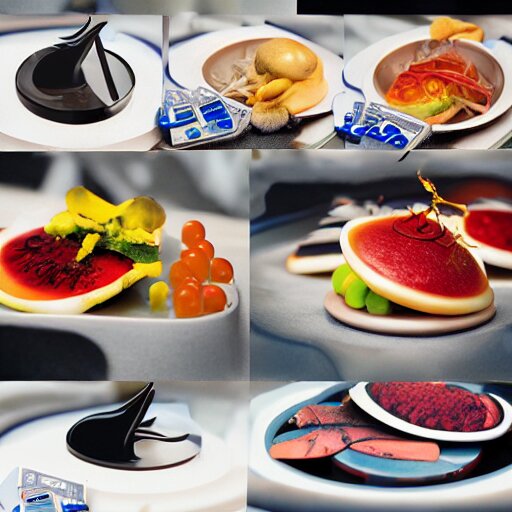 futuristic nft card game, professional food photography 