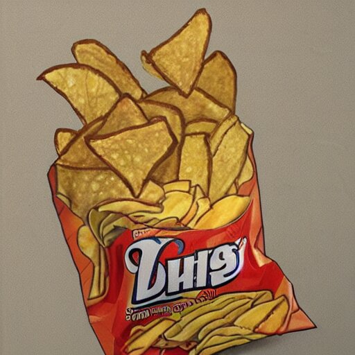empty bag of chips, art by john stephens and alex gray 