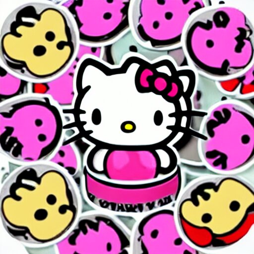 hello kitty emoji sticker 