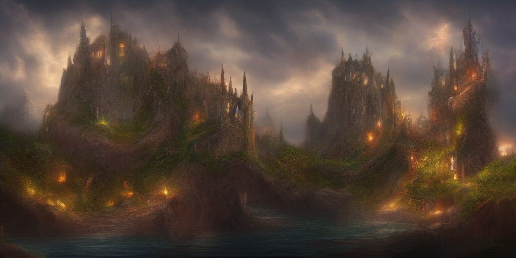 majestic citadel, celestia, eden, river, fantasy artwork, award winning, very very very very very very very beautiful scenery, artstation