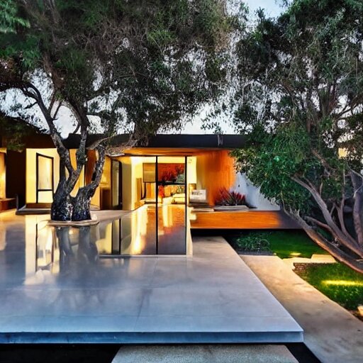 the perfect beautiful modern house in los angeles