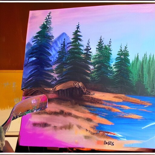 gpu painting with bob ross 