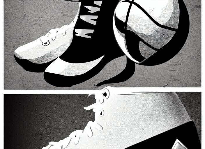 basketball sneakers concept of moon knight, trending on artstation, smooth, sharp focus 