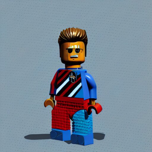 a portrait of david bowie as a lego in a cosmic scenic environment, trending on artstation 