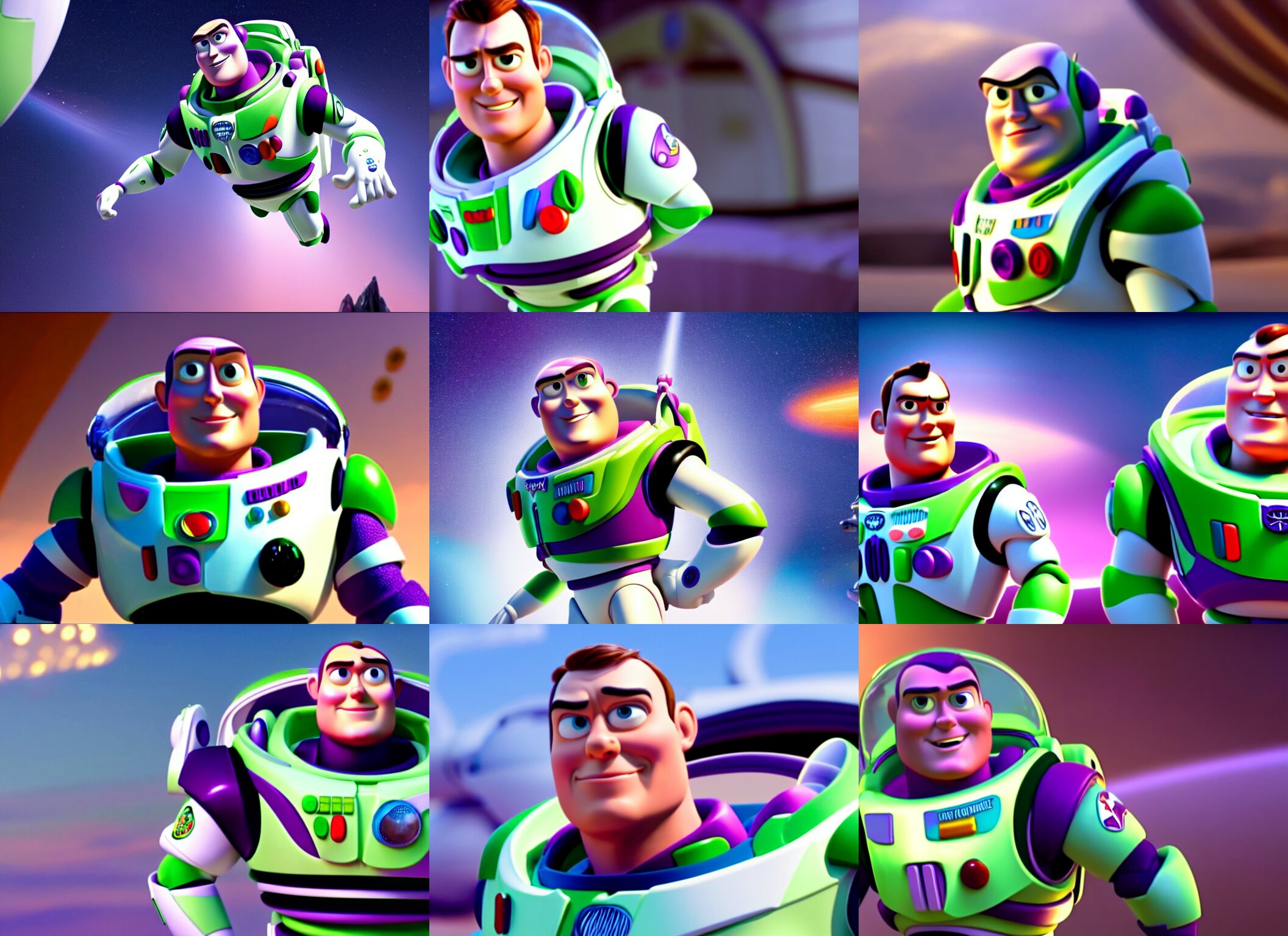 film still of tom cruise as buzz lightyear in lightyear ( 2 0 2 2 ), 4 k 